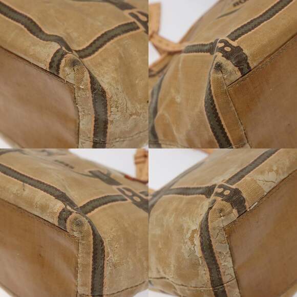 FENDI Hand Bag Nylon Beige - Picture 10 of 12